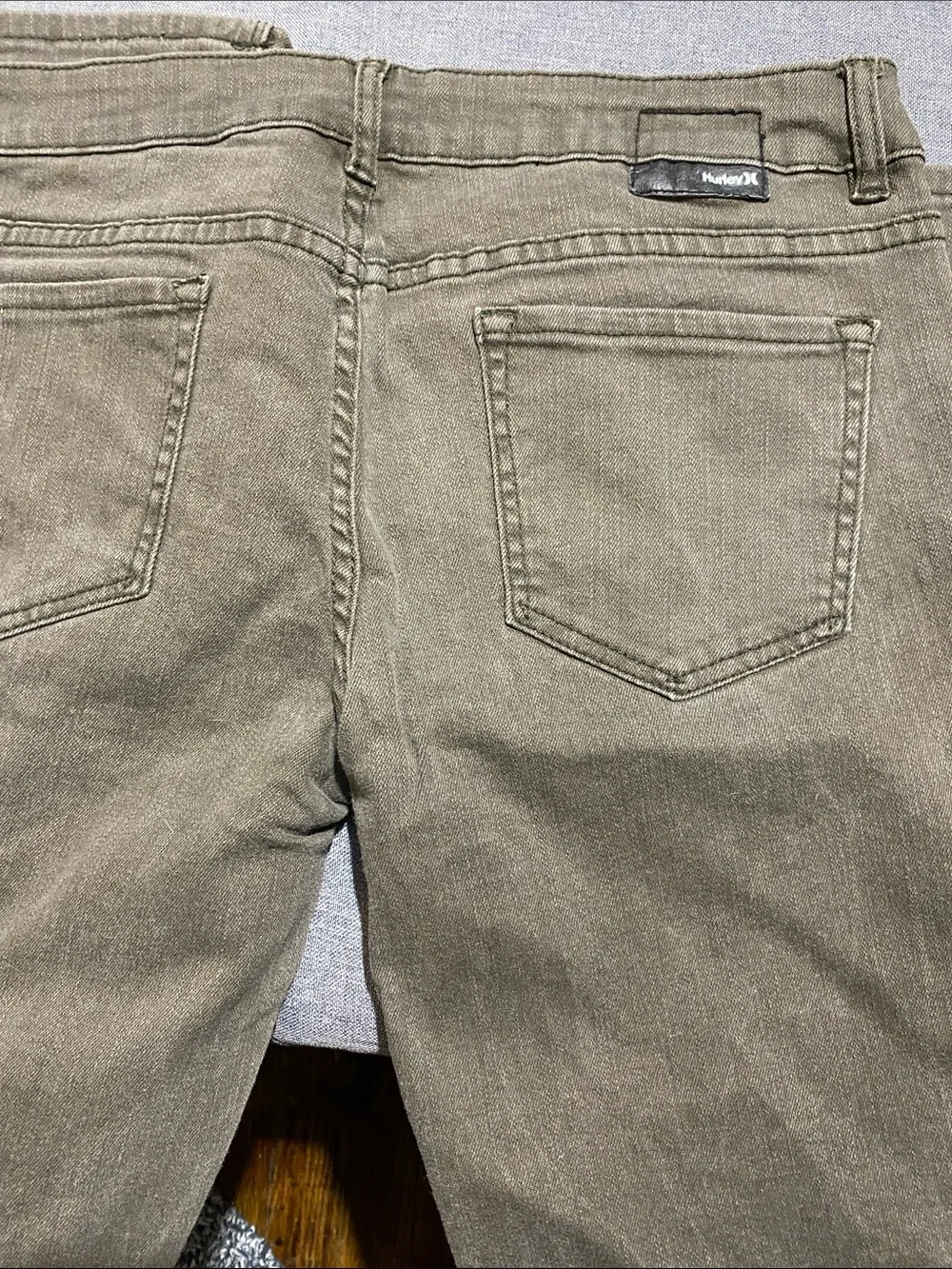 Hurley Men's Olive/Taupe Slim Jeans